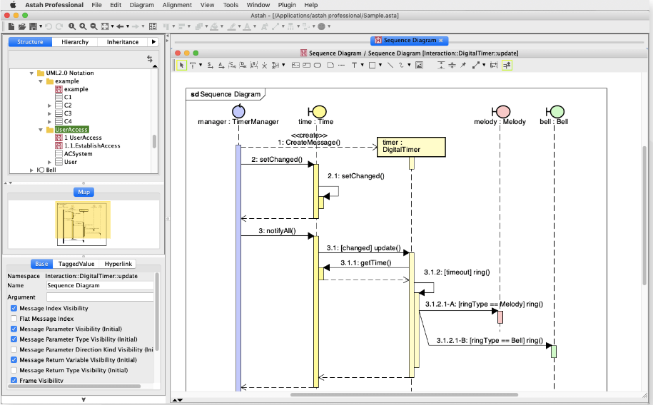 screenshot of Astah UML
